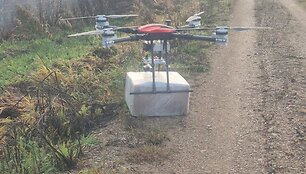 Purvėnų užkardos pasieniečių perimtas dronas