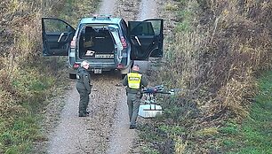 Purvėnų užkardos pasieniečių perimtas dronas