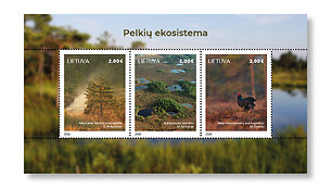 Pa&scaron;to ženklai &bdquo;Pelkių ekosistema&ldquo;