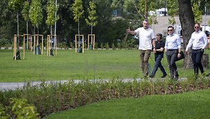 Kyjive atidarytas Vilniaus skveras