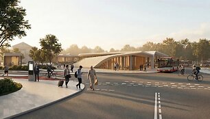 Vilniaus autobusų stoties vizualizacijos