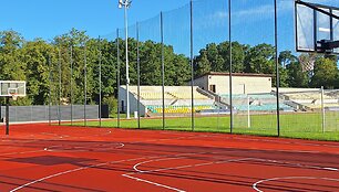 Atnaujintas Kretingos &scaron;aulių stadionas