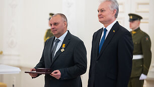 Valstybės apdovanojimų įteikimo ceremonija