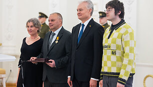 Valstybės apdovanojimų įteikimo ceremonija