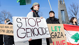 Palestinos palaikymo akcija