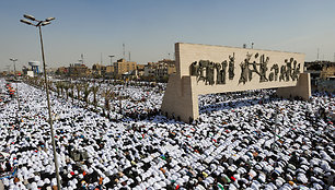 Protestas Irake Paleistinai palaikyti 