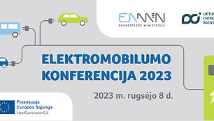 Elektromobilumo konferencija 2023 – Lietuvos ir Europos patirtys