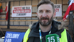 Protesto organizatorius Karolis Pieczynskis