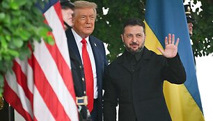 Trumpas susitiko su Zelenskiu