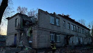Naktį Rusija rekordiniu dronų skaičiumi atakavo Ukrainos miestus