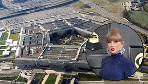 Taylor Swift ir Pentagonas/15min koliažas