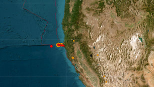 Žemės drebėjimas Kalifornijoje