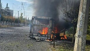 Rusija atakavo autobusą Kramatorske