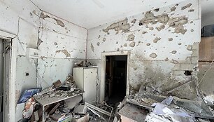 Rusija smogė vaikų ligoninei Chersone
