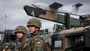 Karinės dronų pratybos Lenkijoje