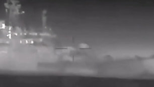 Ukrainos pajėgos sunaikino rusų desantinį laivą