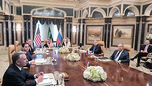 JAV ir Rusijos derybos Saudo Arabijoje