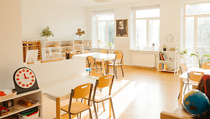 Montessori akademijos klasė