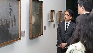 Japonijos Nacionalinio Vakarų meno muziejaus direktoriaus Masayuki Tanaka vizitas M.K.Čiurlionio muziejuje