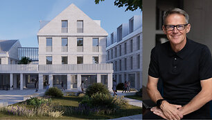Prestižinio daugiafunkcio kvartalo Žvėryne architektūrinė vizualizacija. ROIX direktorius Gintaras Poderis