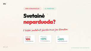 Svetainė neparduoda? 7 paprasti būdai, kaip jau &scaron;iandien gali padidinti pardavimus