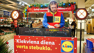 Akimirkos i&scaron; &bdquo;Silent Disco&ldquo;, vykusio &bdquo;Lidl&ldquo; 