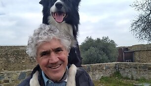 Borderkolis Ayko ir jo &scaron;eimininkas Peteris