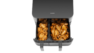 Per 15 minučių &bdquo;Xiaomi Dual Zone Air Fryer 10L&ldquo; i&scaron;sprendžia amžiną klausimą &bdquo;ką &scaron;iandien valgyti&ldquo;?  