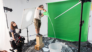 M1 PENO reklamos filmavimo užkulisiai