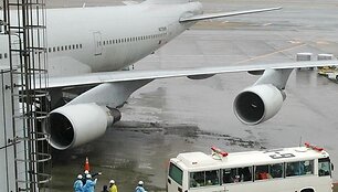 Lėktuvas patyręs turbulenciją.