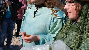 Pajūryje buvo i&scaron;mėtyta apie keturiasde&scaron;imt kilogramų gintaro. 