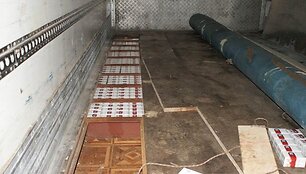 Aptiktos cigarečių kontrabandos vertė &ndash; 156 tūkst. Lt.