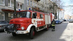 Cheminių incidentų likvidavimo automobilis.