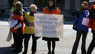 &bdquo;Politike, prisiimk atsakomybę už savo sprendimus&ldquo;