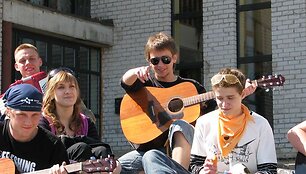 Akimirka i&scaron; gatvės muzikos dienos