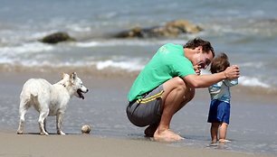 Matthew McConaughey su sūnumi Levi