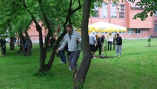 Ąžuoliuko sodinimo akcija
