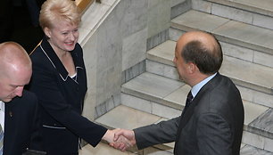 Dalia Grybauskaitė ir Andrius Kubilius