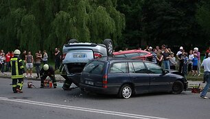 Kadrai i&scaron; įvykio vietos