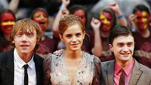 Rupertas Grintas, Emma Watson, Danielis Radcliffe`as