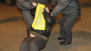 Sankt Peterburge vyksta protestai prie&scaron; Kremliaus priimtą Konstitucijos pataisą.