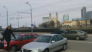 Fotopolicija Žygimantų gatvėje.