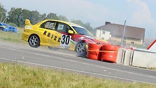 Mitsubishi avarija Palangoje, 1000 km lenktynėse