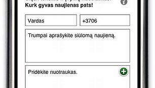 15min.lt aplikacija &bdquo;iPhone&ldquo; telefonuose
