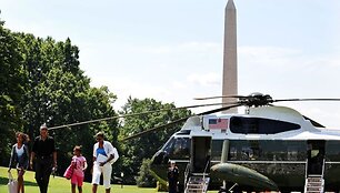 Prezidentas B.Obama su &scaron;eima