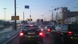&Scaron;altis sukaustė ir eismą