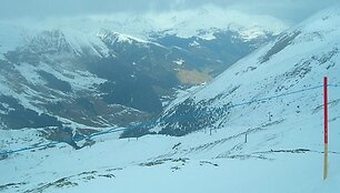 Slidinėjimas Zillertalyje, ant Hintertuxer Gletscher  ledyno