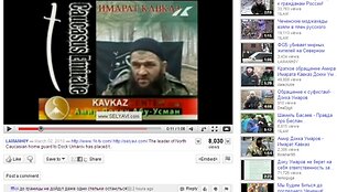 Doku Umarovas kol kas kalba i&scaron; YouTube