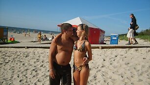 Asta ir Andrius, bikini porelė