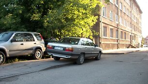 Įdomus parkavimas Klaipėdoje